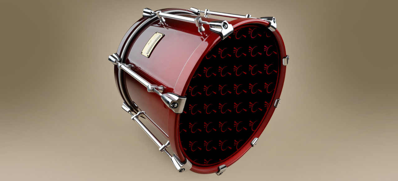 CCPB Bass Drum Design - Pattern Concept 1